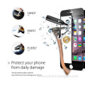 Full cover anti-scratch anti-fingerprint tempered glass color screen protector for Iphone6/6s